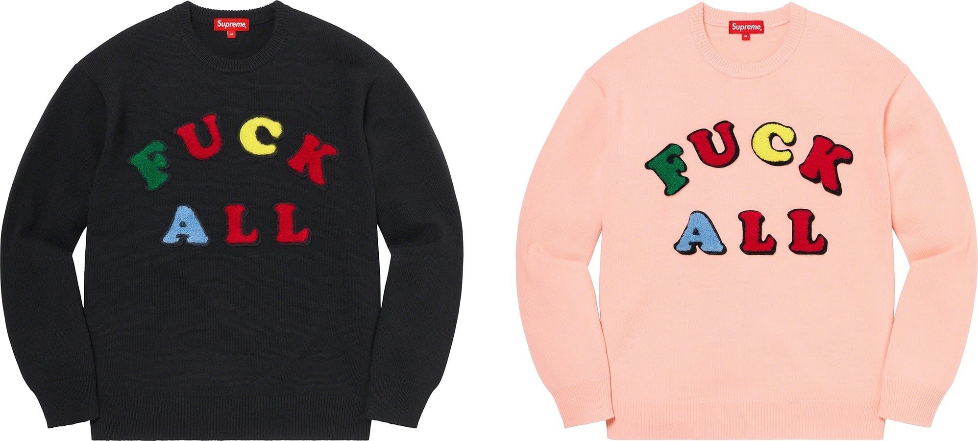 Jamie Reid/Supreme Fuck All Sweater